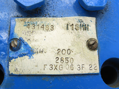 Vickers F3 XG 06 3F 22 Hydraulic Pressure Reducing Valve 200-2850 PSI 431483