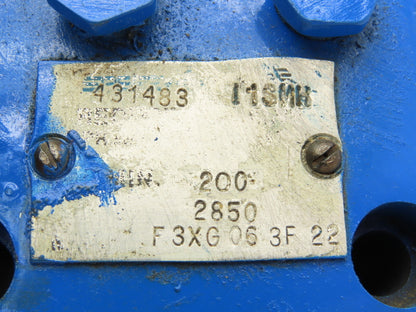 Vickers F3 XG 06 3F 22 Hydraulic Pressure Reducing Valve 200-2850 PSI 431483