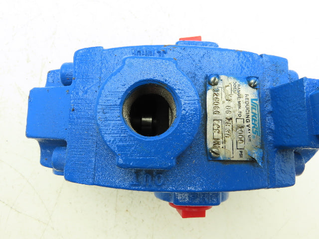 Vickers XT 06 1B 30 Hydraulic Pressure Reducing Valve 3/4"npt 1000psi