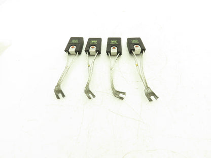 National D73534 Carbon Motor Split Brush 5/8" x 1-1/4" x 2-1/8" Lot of 4