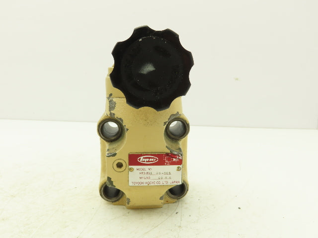 Toyo-oki HR3-BG1-06-605 Hydraulic Balancing Piston Relief Valve 72-1000 PSI
