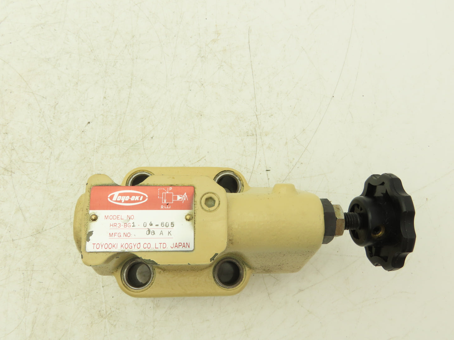 Toyo-oki HR3-BG1-04-605 Hydraulic Balancing Piston Relief Valve 72-1000 PSI