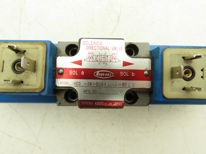 Toyo-oki HD3-3W-BGA-025A-WDD2 Hydraulic Directional Solenoid Valve 24VDC