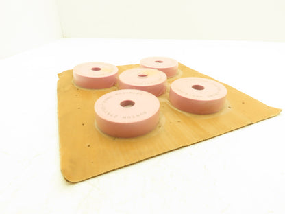 Norton 25A100-K8VBE Alundum Grinding Wheel 3.75" x 1" x 7/8" 8660RPM Lot of 5