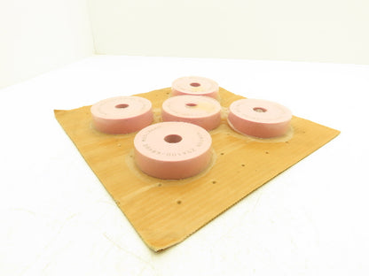 Norton 25A100-K8VBE Alundum Grinding Wheel 3.75" x 1" x 7/8" 8660RPM Lot of 5