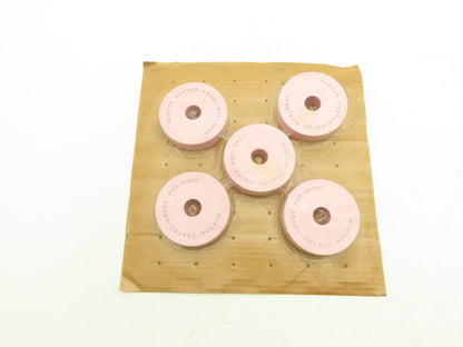 Norton 25A100-K8VBE Alundum Grinding Wheel 3.75" x 1" x 7/8" 8660RPM Lot of 5