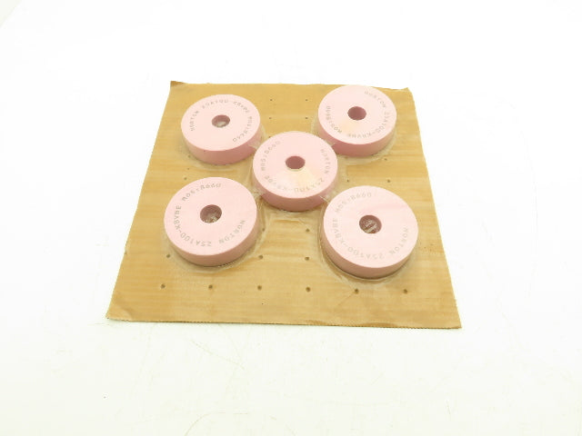 Norton 25A100-K8VBE Alundum Grinding Wheel 3.75" x 1" x 7/8" 8660RPM Lot of 5