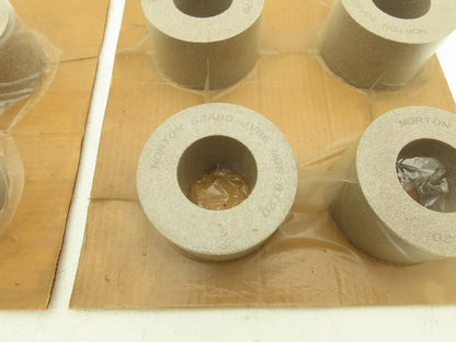 Norton GWRH360 Alundum Grinding Wheel 4" x 2.344" x 2" 81200RPM Lot of 8