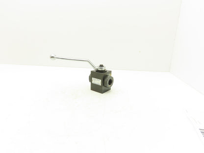 Hirose F-HBV-Y-T06-1832 3-Way Ball Valve 3/4"npt High Pressure