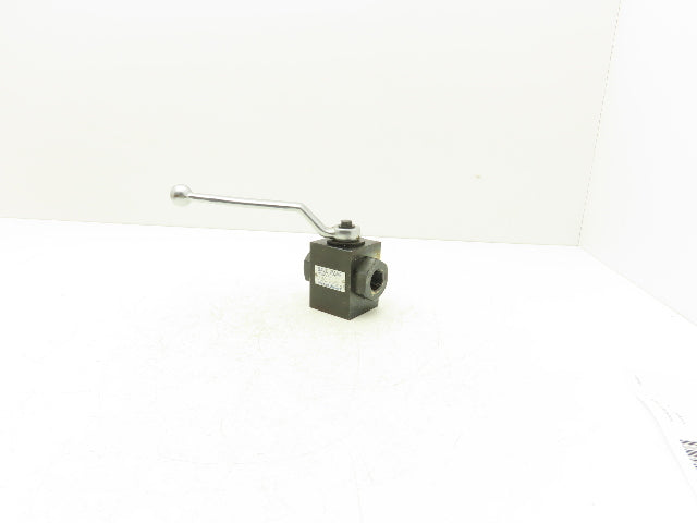 Hirose F-HBV-Y-T06-1832 3-Way Ball Valve 3/4"npt High Pressure