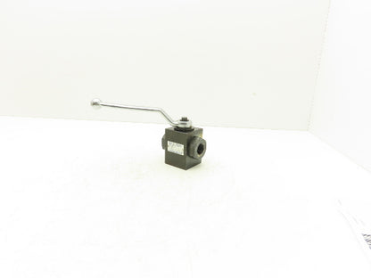 Hirose F-HBV-Y-T06-1832 3-Way Ball Valve 3/4"npt High Pressure