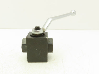 Hirose F-HBV-Y-T06-1832 3-Way Ball Valve 3/4"npt High Pressure