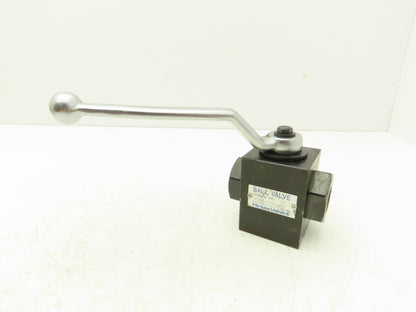 Hirose F-HBV-Y-T06-1832 3-Way Ball Valve 3/4"npt High Pressure