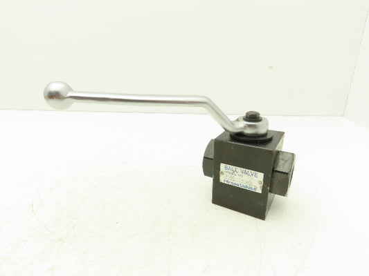 Hirose F-HBV-Y-T06-1832 3-Way Ball Valve 3/4"npt High Pressure