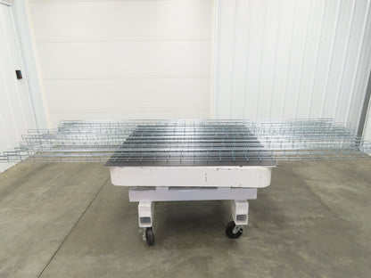 Husky WBS22-4-3M-EZ Cable Tray 2"x8"x8' Easy Connect Wire Basket Lot of 13