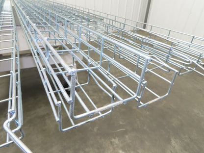 Husky WBS22-4-3M-EZ Cable Tray 2"x8"x8' Easy Connect Wire Basket Lot of 13