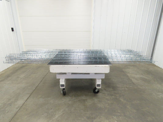 Husky WBS22-4-3M-EZ Cable Tray 2"x8"x8' Easy Connect Wire Basket Lot of 13