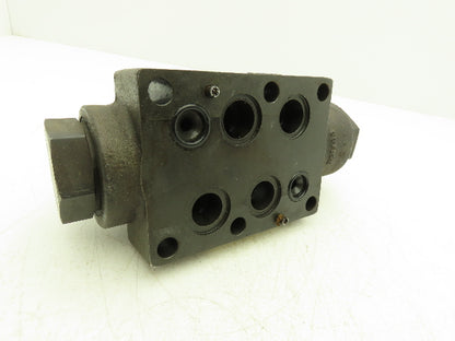 Parker D1VW20HNJWF-75 Hydraulic Directional Solenoid Valve D61VWB4NJWF-75 24VDC