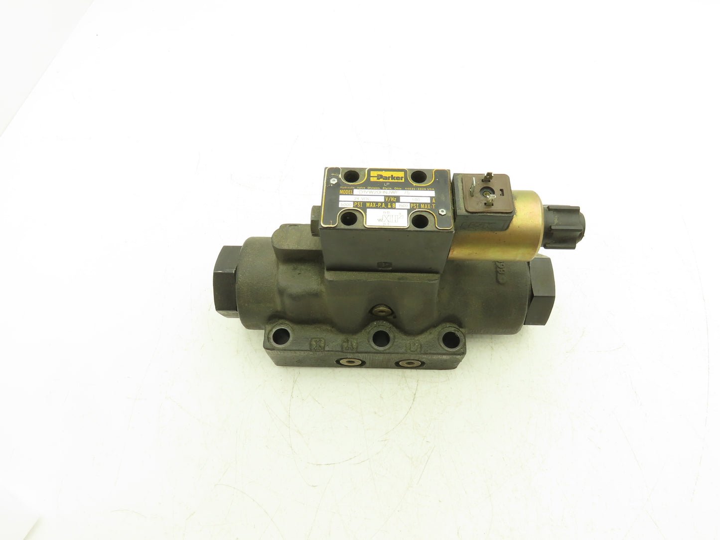 Parker D1VW20HNJWF-75 Hydraulic Directional Solenoid Valve D61VWB4NJWF-75 24VDC
