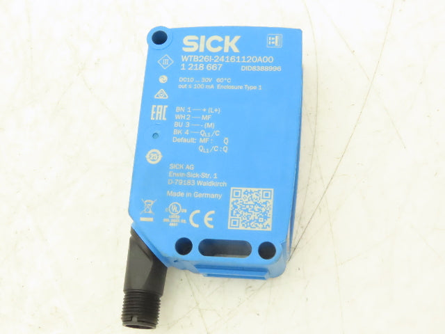 Sick WTB26I-24161120A00 Photoelectric Proximity Sensor 30-2000mm Sensing Range