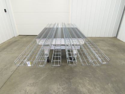 Legrand CF54/100EZ Cablofil Cable Tray 2" x 4" x 10' Galvanized Wire Lot of 10