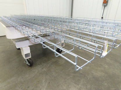 Legrand CF54/100EZ Cablofil Cable Tray 2" x 4" x 10' Galvanized Wire Lot of 10