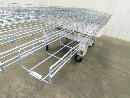 Legrand CF54/100EZ Cablofil Cable Tray 2" x 4" x 10' Galvanized Wire Lot of 10
