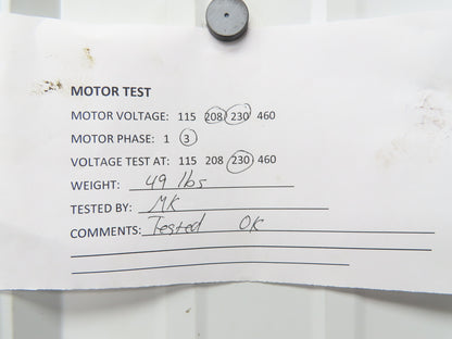 Teral LHW205A1.1M Immersion Coolant Pump 7.9gpm 1.1kw 200/220V 3PH 3/4"NPT