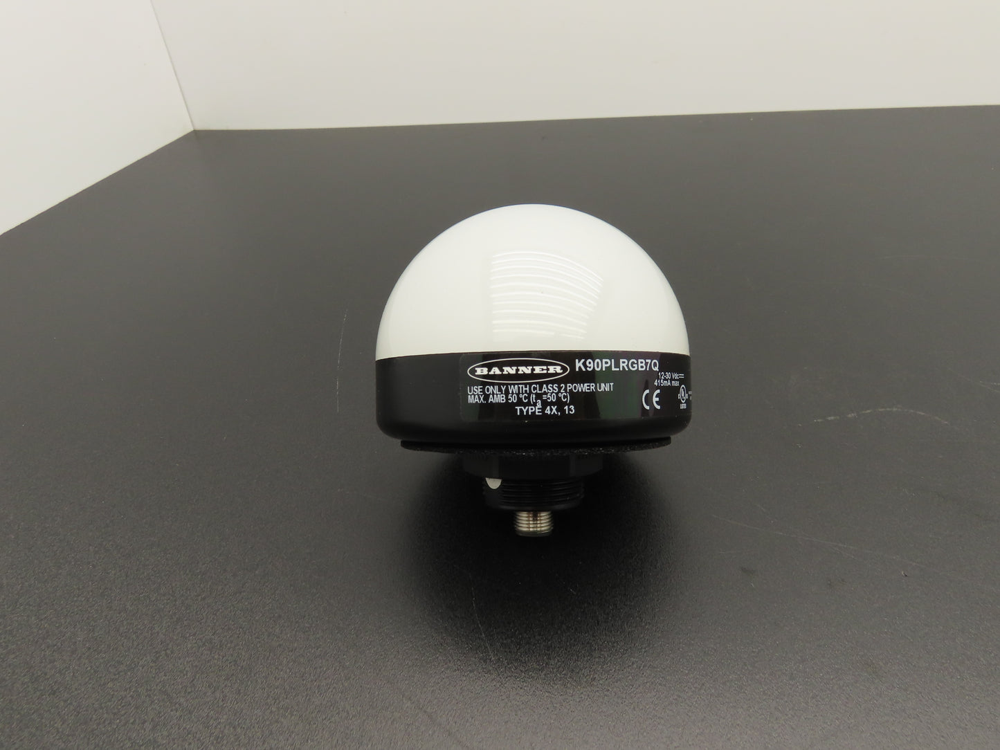 Banner K90PLRGB7Q LED RGB Indicator 7-Color K90 Pro Series 12-30VDC 5-Pin M12