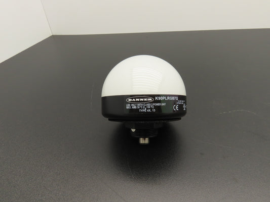 Banner K90PLRGB7Q LED RGB Indicator 7-Color K90 Pro Series 12-30VDC 5-Pin M12