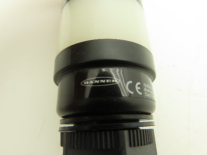 Banner TL50RBGQ Signal Light Stack Tower Red Blue Green 24V AC/DC 4 Pin M12