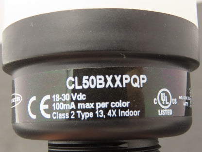 Banner CL50BXXPQP Blue Color Indicator Light 18-30VDC 4-Pin M12 6" Pigtail