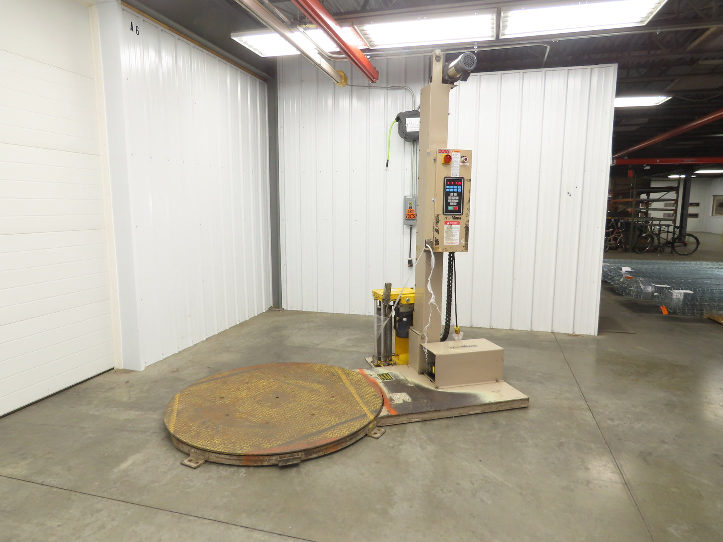 ITW Mima LP-5 Low Profile Pallet Stretch Wrapper 60" Turntable 120V Shrink