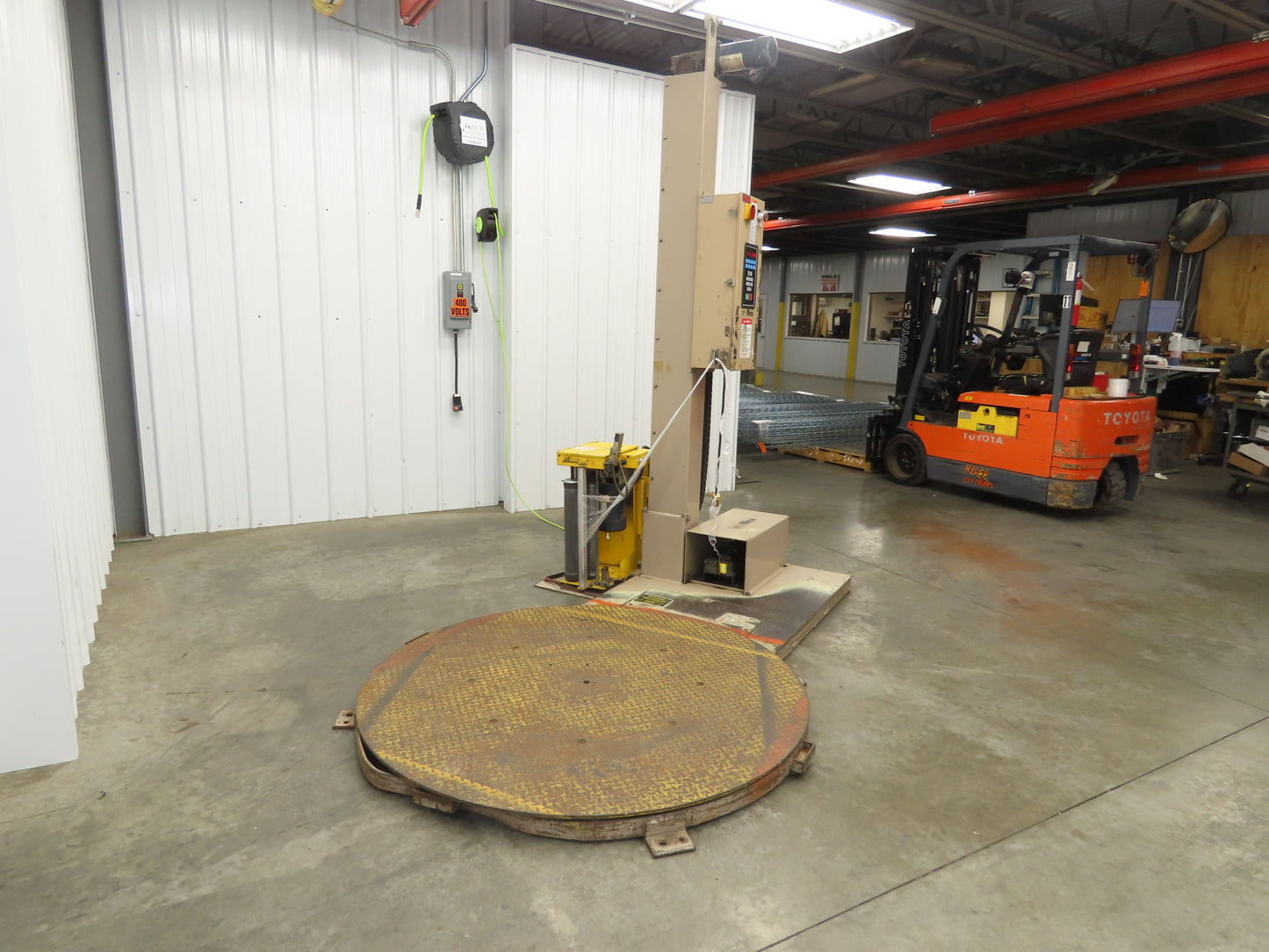 ITW Mima LP-5 Low Profile Pallet Stretch Wrapper 60" Turntable 120V Shrink