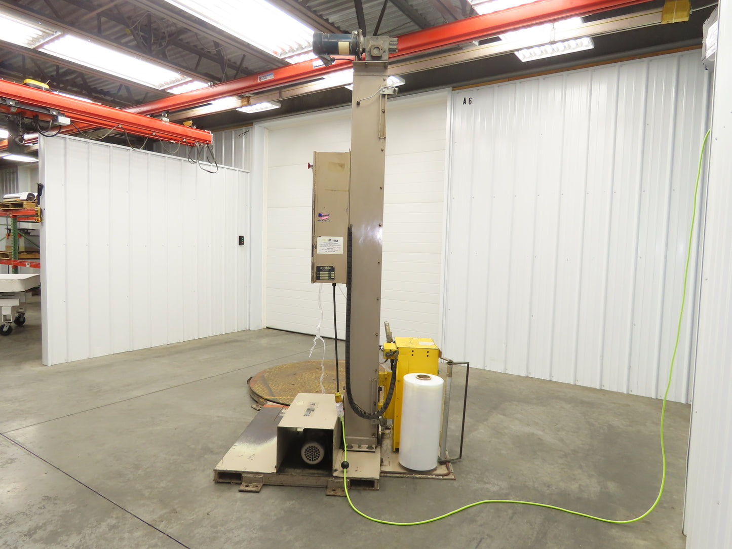 ITW Mima LP-5 Low Profile Pallet Stretch Wrapper 60" Turntable 120V Shrink