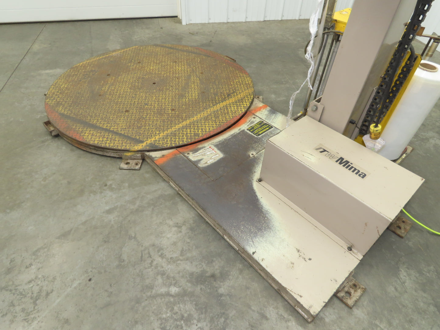 ITW Mima LP-5 Low Profile Pallet Stretch Wrapper 60" Turntable 120V Shrink