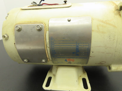 Boston Gear PM925T-WD  90VDC Washdown Motor 1/4Hp 2.7A 1750 RPM 56C TENV