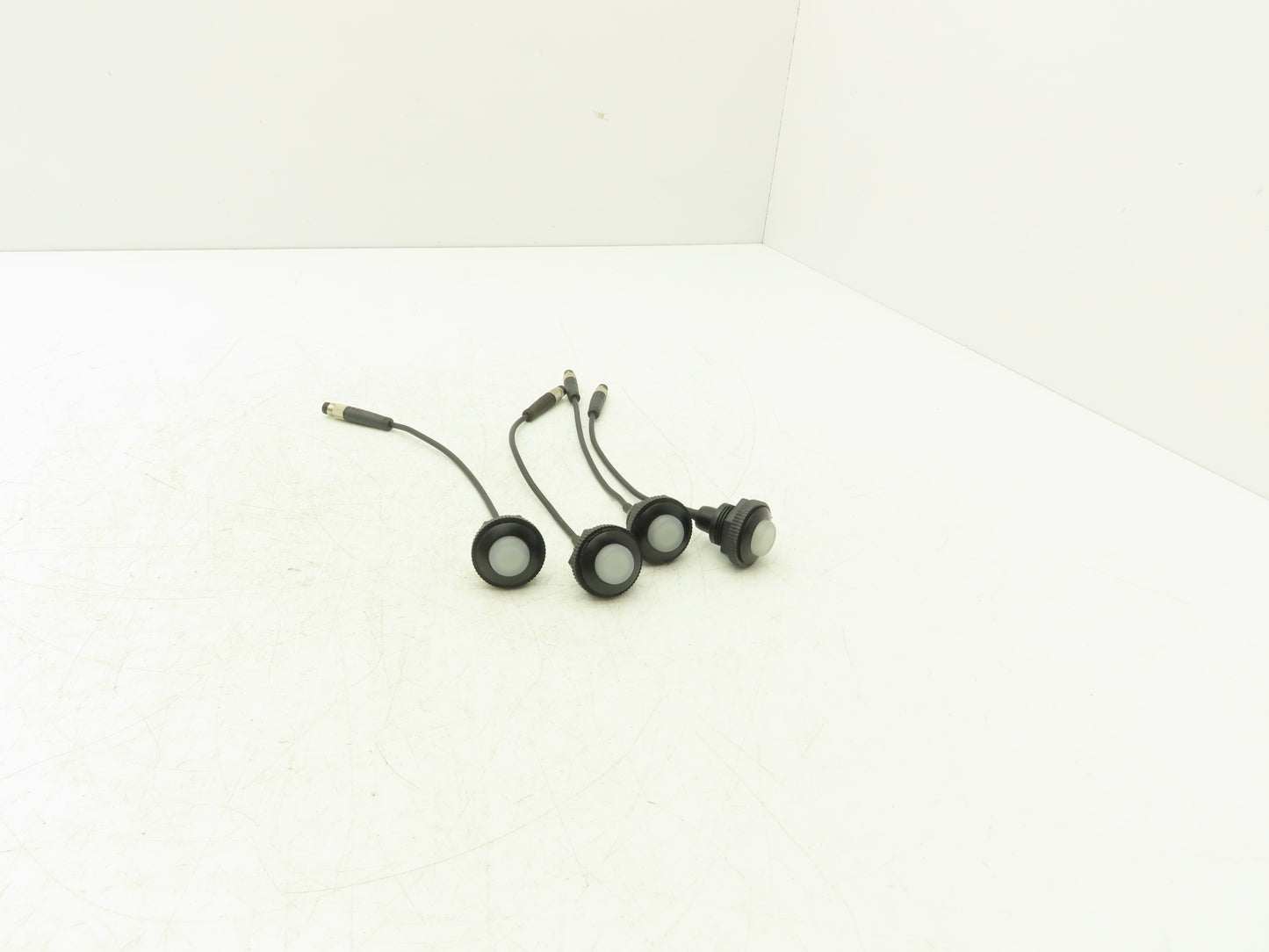 Banner S22LBXXP-812049 Core Panel Mount Indicator Light Blue LED 22mm Lot Of 4