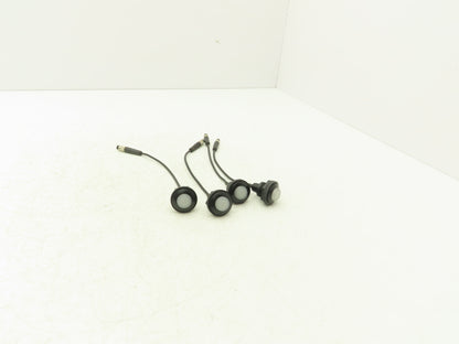 Banner S22LBXXP-812049 Core Panel Mount Indicator Light Blue LED 22mm Lot Of 4