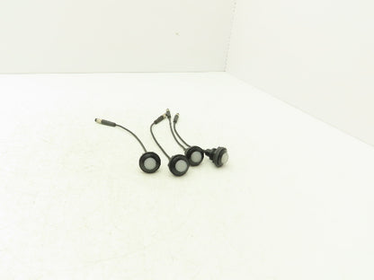 Banner S22LBXXP-812049 Core Panel Mount Indicator Light Blue LED 22mm Lot Of 4