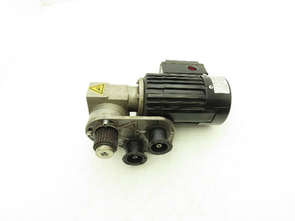 Rexroth 3 842 520 723 Gearmotor 12:1 Ratio .09kw 230V 3PH w/Bosch Swivel Pulley