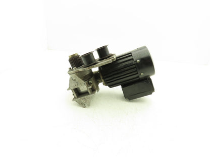 Rexroth 3 842 520 723 Gearmotor 12:1 Ratio .09kw 230V 3PH w/Bosch Swivel Pulley