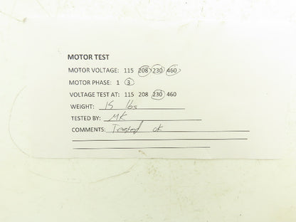 Rexroth 3 842 520 723 Gearmotor 12:1 Ratio .09kw 230V 3PH w/Bosch Swivel Pulley