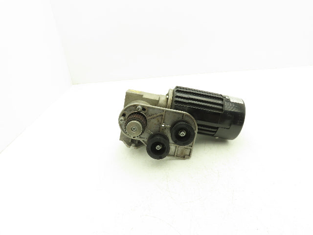Rexroth 3 842 520 723 Gearmotor 12:1 Ratio .09kw 230V 3PH w/Bosch Swivel Pulley