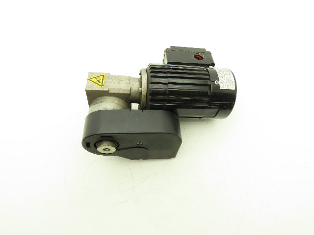 Rexroth 3 842 520 723 Gearmotor 12:1 Ratio .09kw 230V 3PH w/Bosch Swivel Pulley