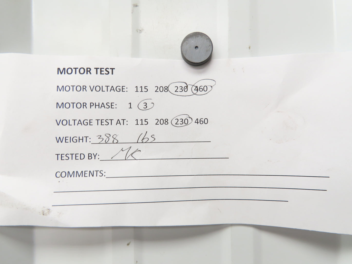 Toshiba B0304VLF1USW Rotary Compressor AC Motor 30Hp 1770rpm 230/460V 3PH 286T