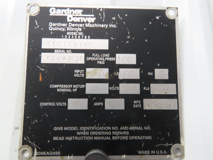 Toshiba B0304VLF1USW Rotary Compressor AC Motor 30Hp 1770rpm 230/460V 3PH 286T