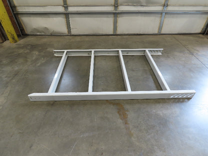 Hytrol HPS 43"W Conveyor Leg 78" Top Section Extension No Brackets WHITE