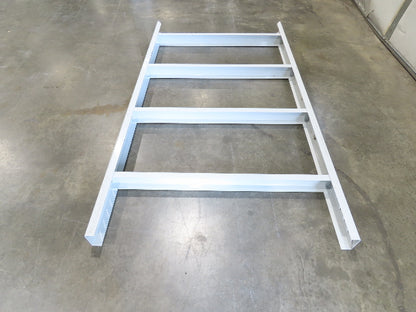 Hytrol HPS 43"W Conveyor Leg 78" Top Section Extension No Brackets WHITE