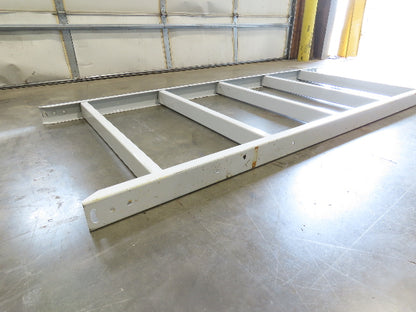 Hytrol HPS 43"W Conveyor Leg 102" Top Section Extension No Brackets WHITE